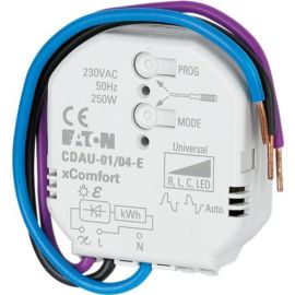 xComfort CDAU-01/04-E Universaldimmer 250W, med integrert energimålesensor