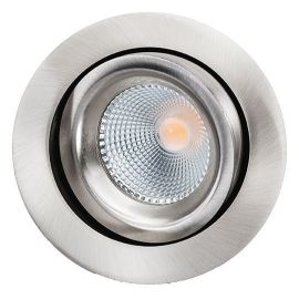 SG Junistar Lux Børstet stål 7W LED 2700K Ra98 10års Garanti