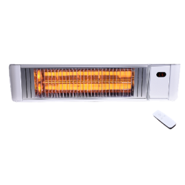 Provida MATRIX Terrassevarmer 1500W Hvit m/fjernkontroll