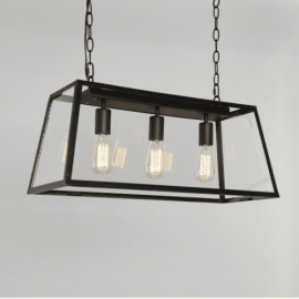 Dovre Takpendel Svart 3 X E27 L:68cm IP-20