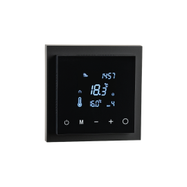 SG Heatreg Termostat Sort 1-pol