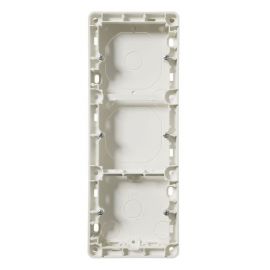 Påveggskappe Trippel RS16 L890 33mm Hvit-El