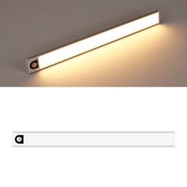 60cm børstet LED lampe med batteri og bevegelse sensor