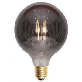Edison globe smoke 4W LED dimbar 125mm