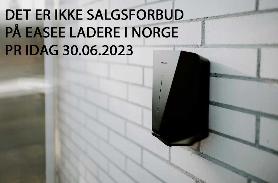 Easee El-Bil ladere ikke SALSStopp i Norge