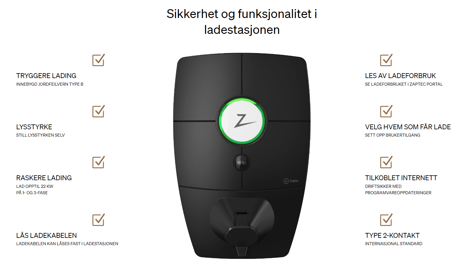 Zaptec PRO for Borettslag og sameier